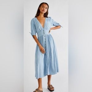 Free people Love Of My Life Midi Dress xs/s